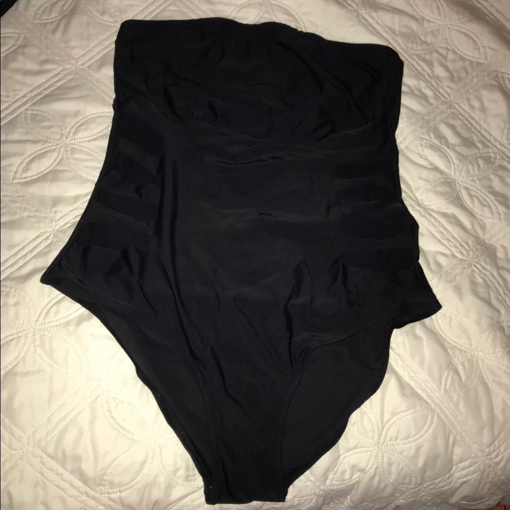Black Strapless Forever 21 Bathing Suit
